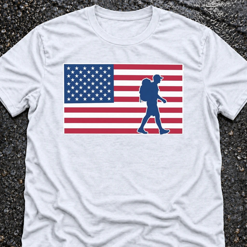 Freedom Ops Flagman Color T-shirt in white