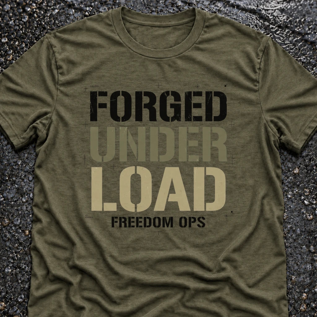 Freedom Ops FORGED UNDER LOAD T-shirt in military green