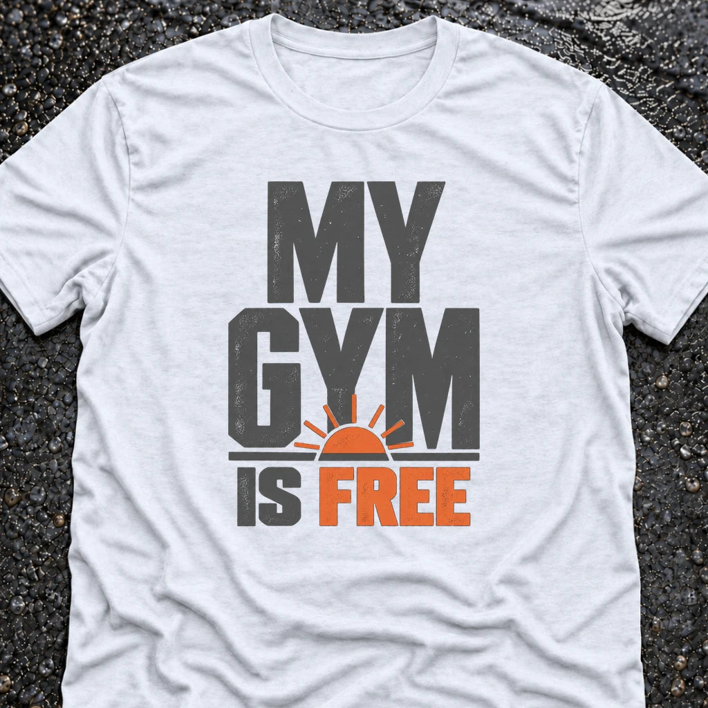 Freedom Ops MY GYM IS FREE T-shirt in white
