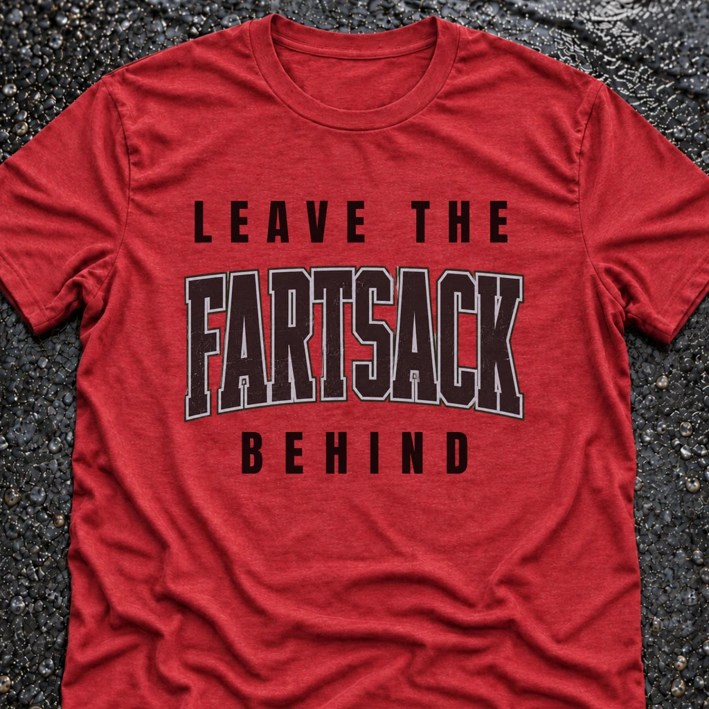 Freedom Ops LEAVE THE FARTSACK T-shirt in vintage red
