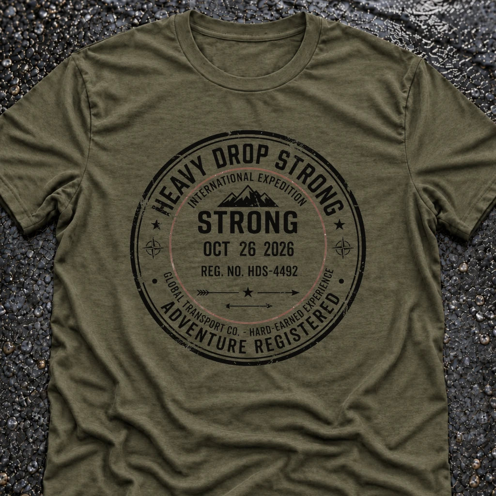 Freedom Ops HEAVY DROP BADGE T-shirt in military green