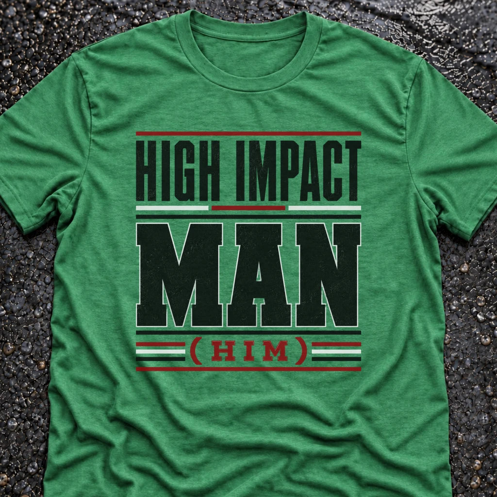 Freedom Ops High Impact Man (HIM) T-shirt in envy green