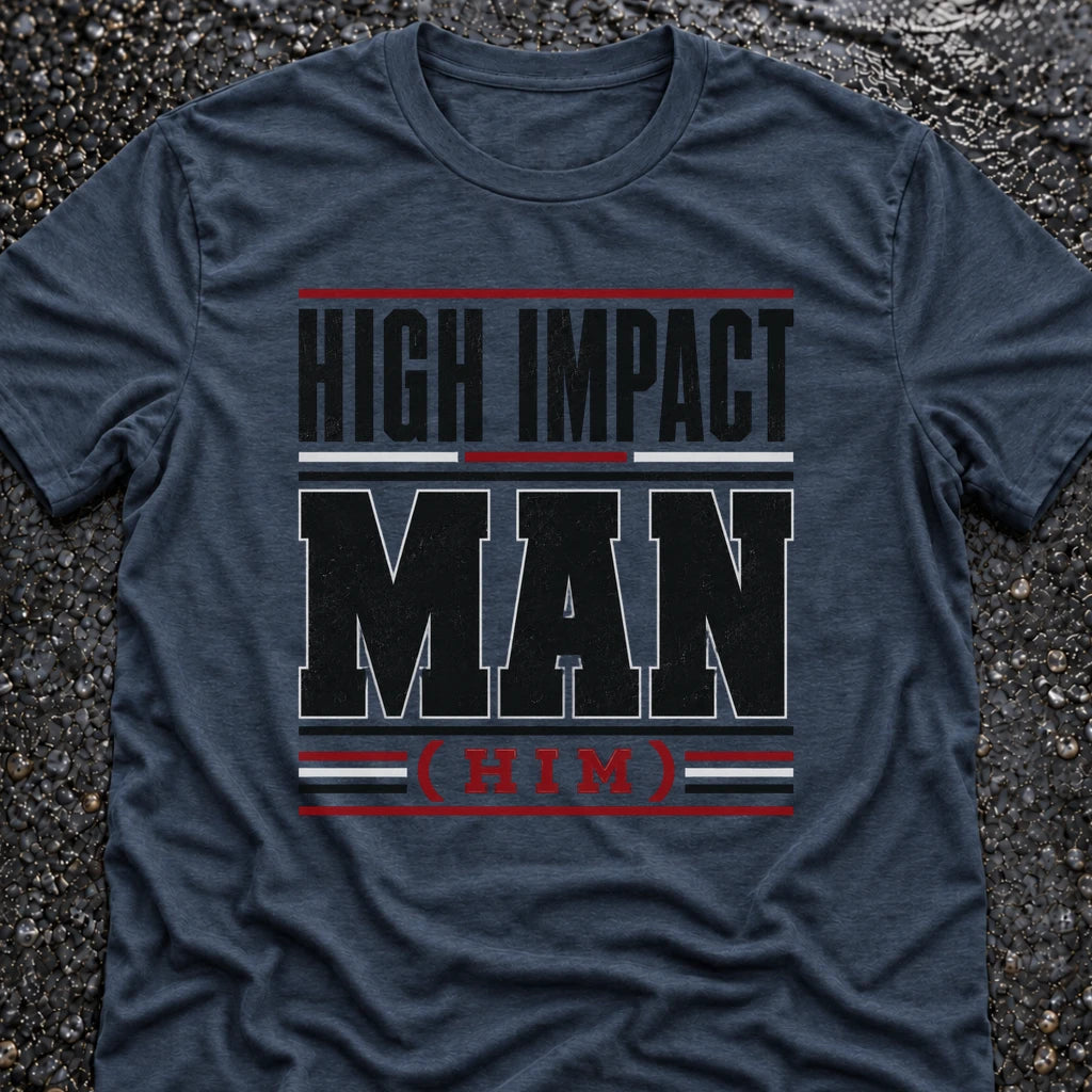 Freedom Ops High Impact Man (HIM) T-shirt in indigo