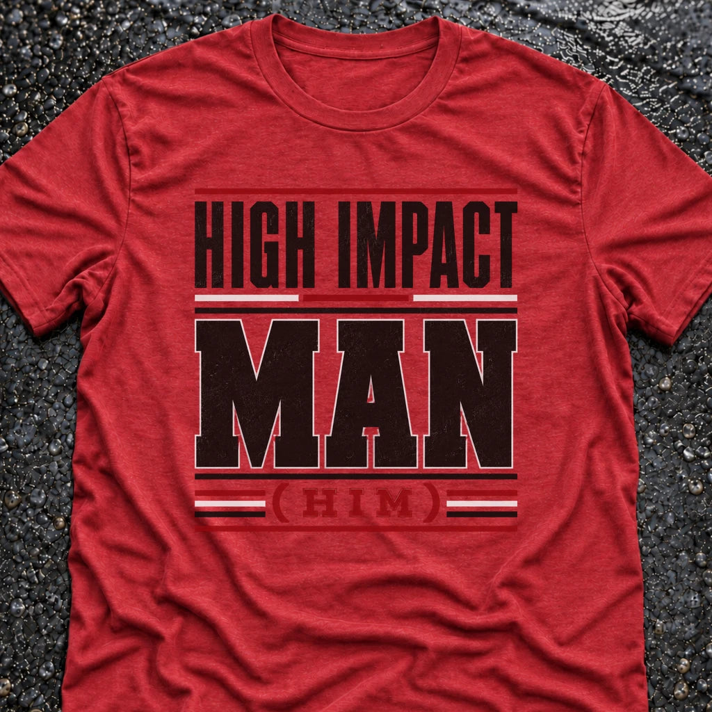 Freedom Ops High Impact Man (HIM) T-shirt in vintage red