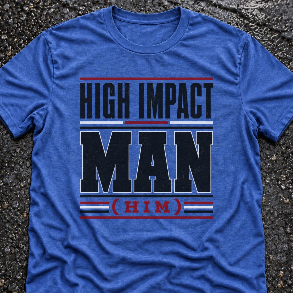 Freedom Ops High Impact Man (HIM) T-shirt in vintage royal