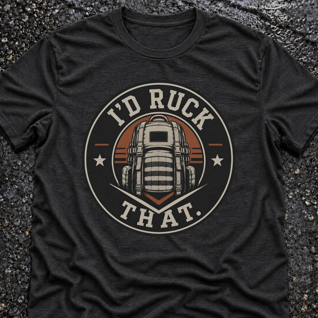 Freedom Ops I’D RUCK THAT T-shirt in vintage black
