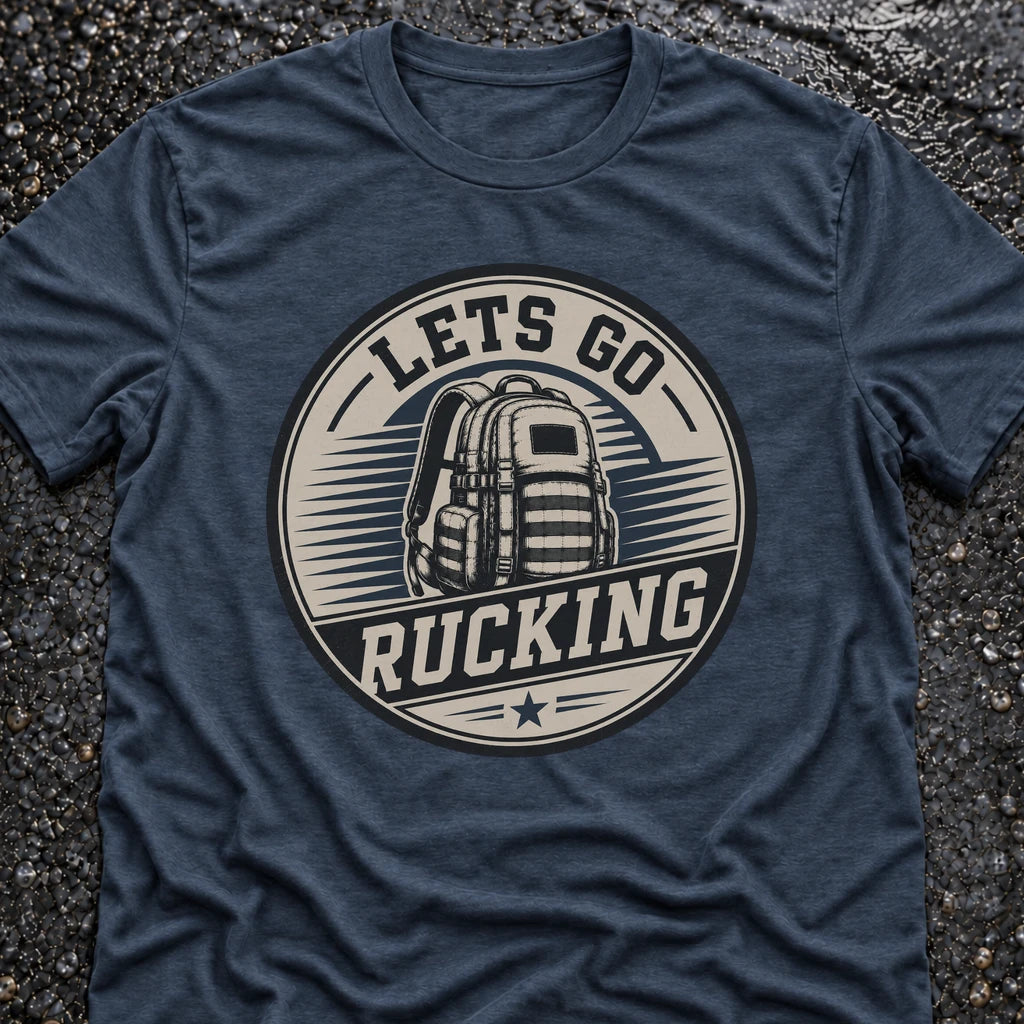 Freedom Ops LET’S GO T-shirt in indigo