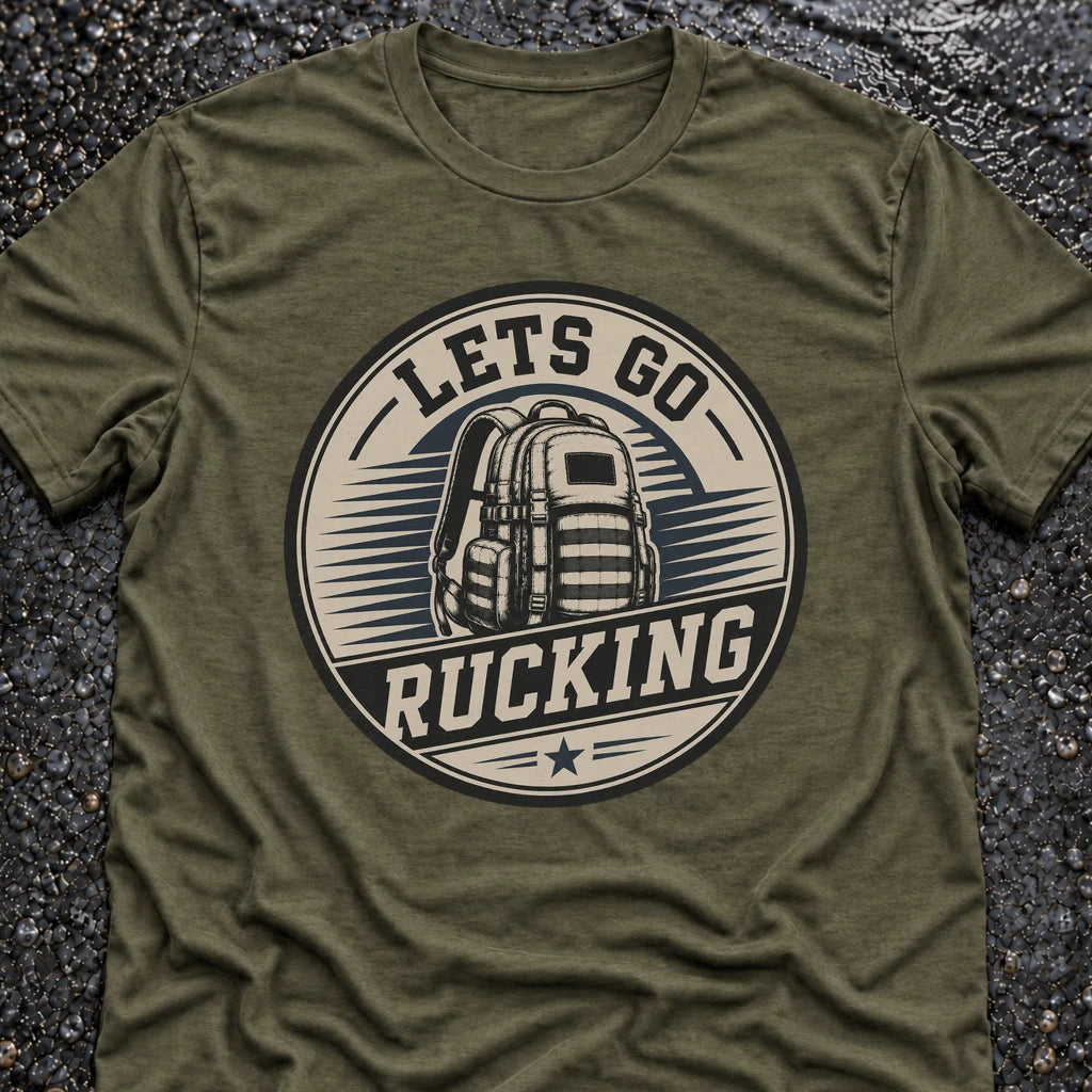 Freedom Ops LET’S GO T-shirt in military green