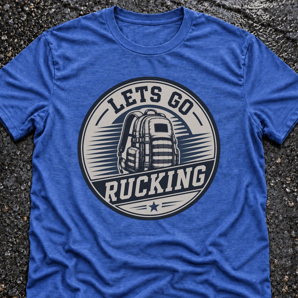 Freedom Ops LET’S GO T-shirt in vintage royal
