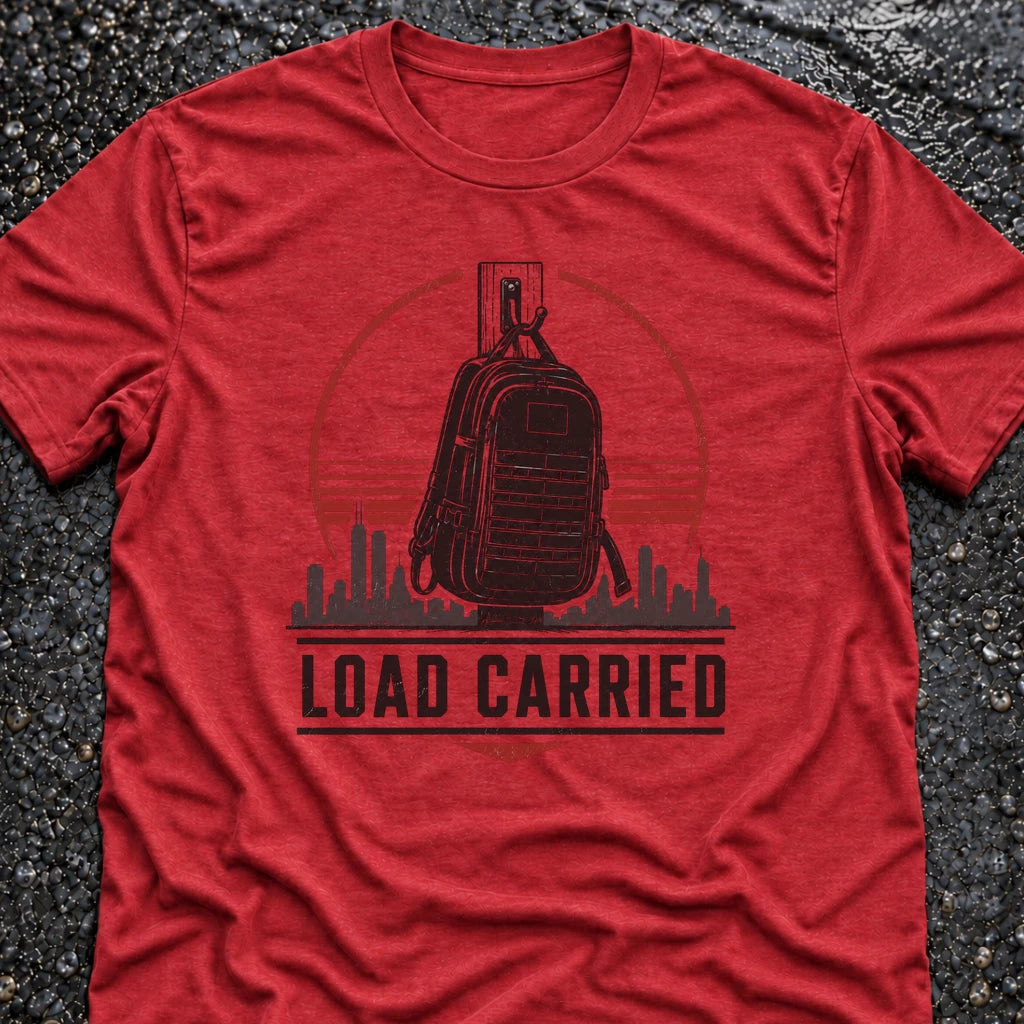 Freedom Ops LOAD CARRIED T-shirt in vintage red