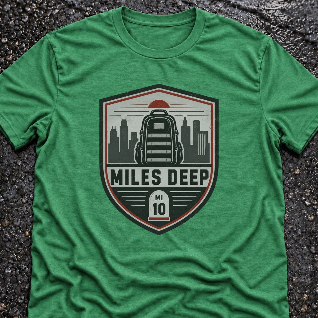 Freedom Ops MILES DEEP T-shirt in envy green