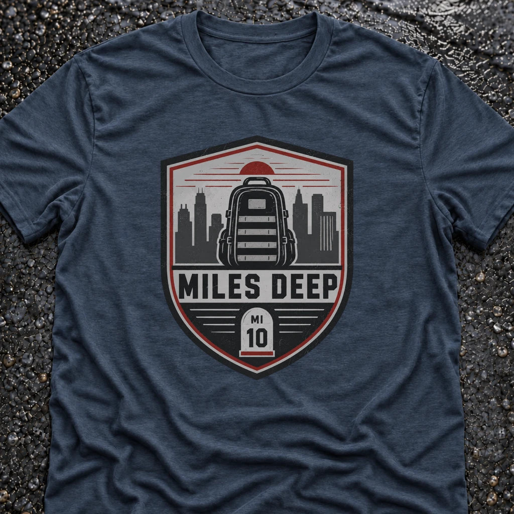 Freedom Ops MILES DEEP T-shirt in indigo