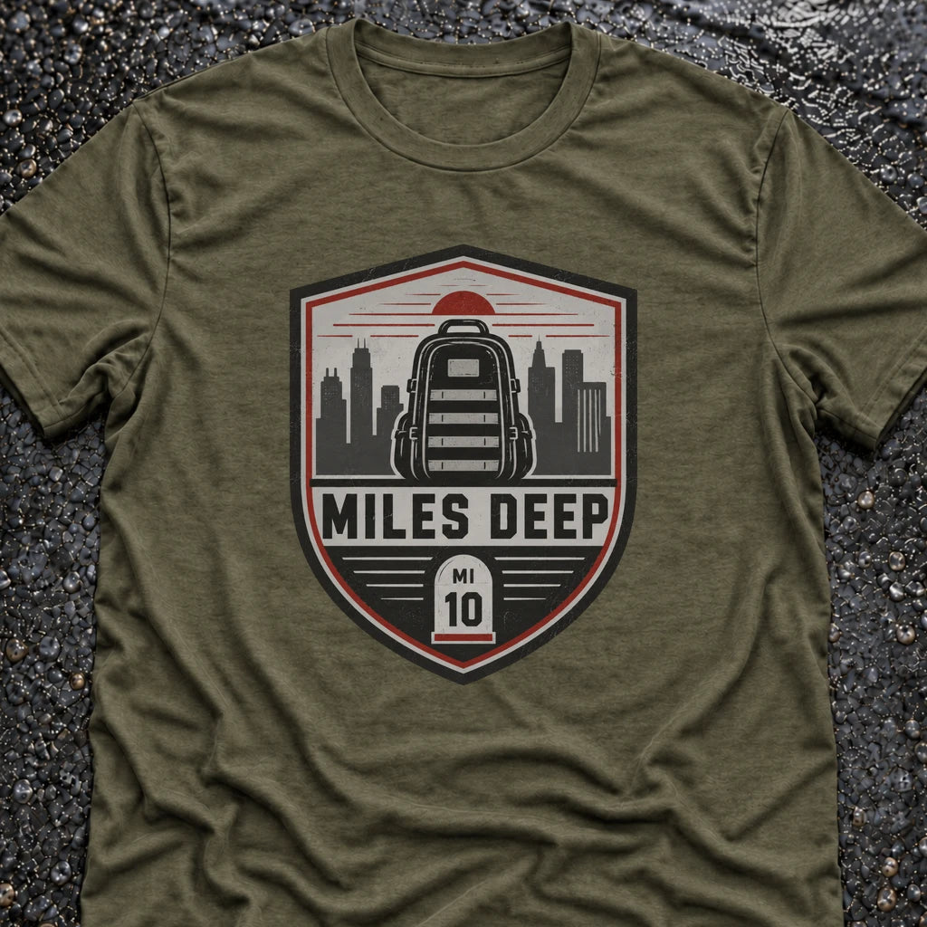 Freedom Ops MILES DEEP T-shirt in military green