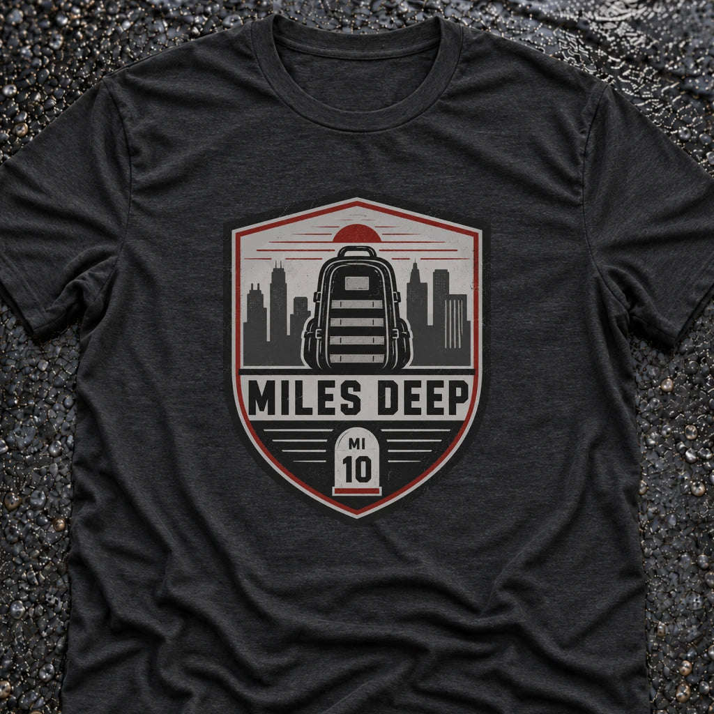 Freedom Ops MILES DEEP T-shirt in vintage black