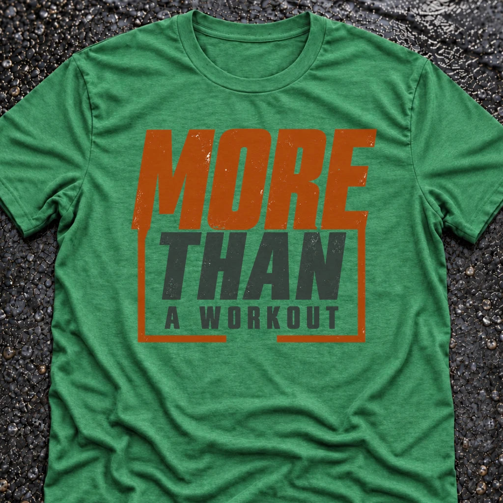 Freedom Ops More Than A Workout T-shirt in envy green