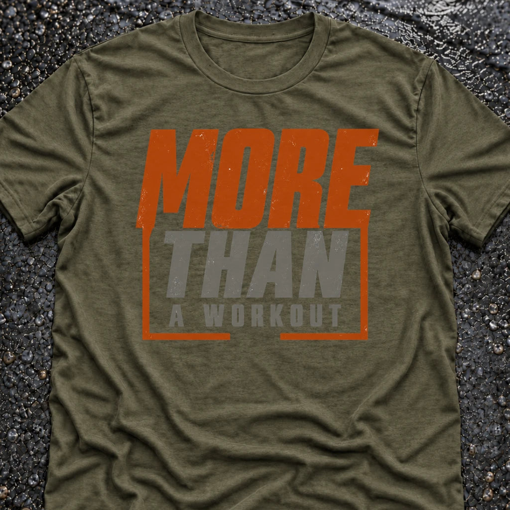 Freedom Ops More Than A Workout T-shirt in military green