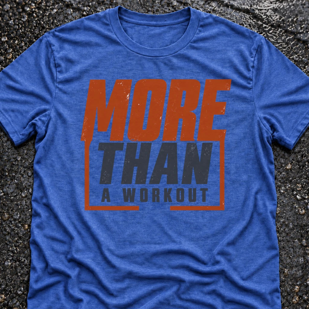 Freedom Ops More Than A Workout T-shirt in vintage royal