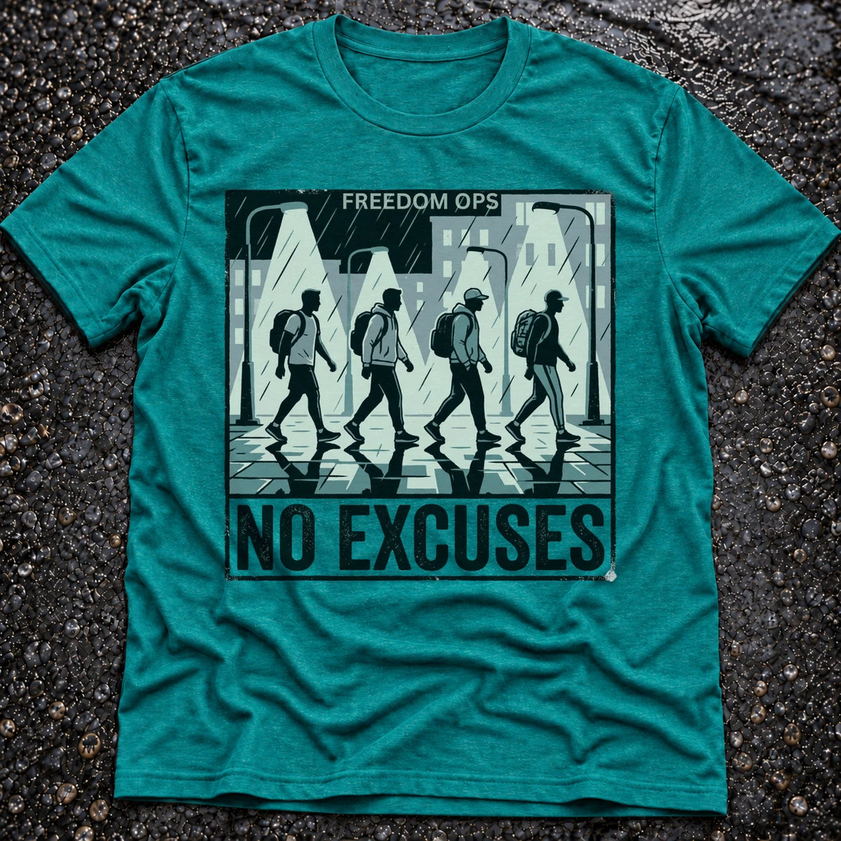 Tri-Blend Vintage Turquoise