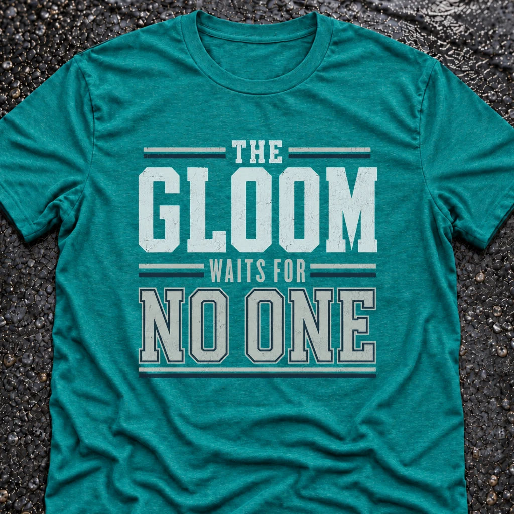 Freedom Ops NO ONE T-shirt in vintage turquoise
