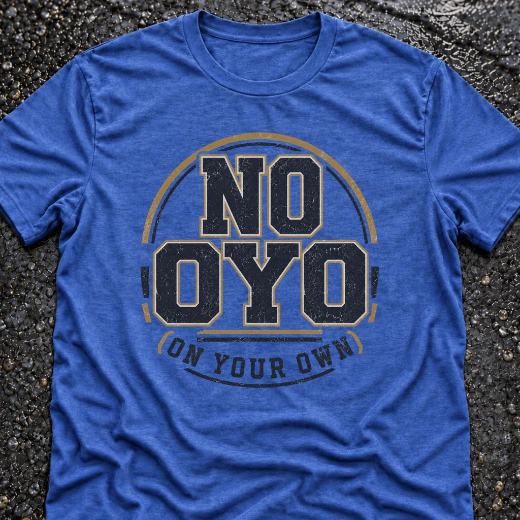 Freedom Ops NO OYO T-shirt in vintage royal