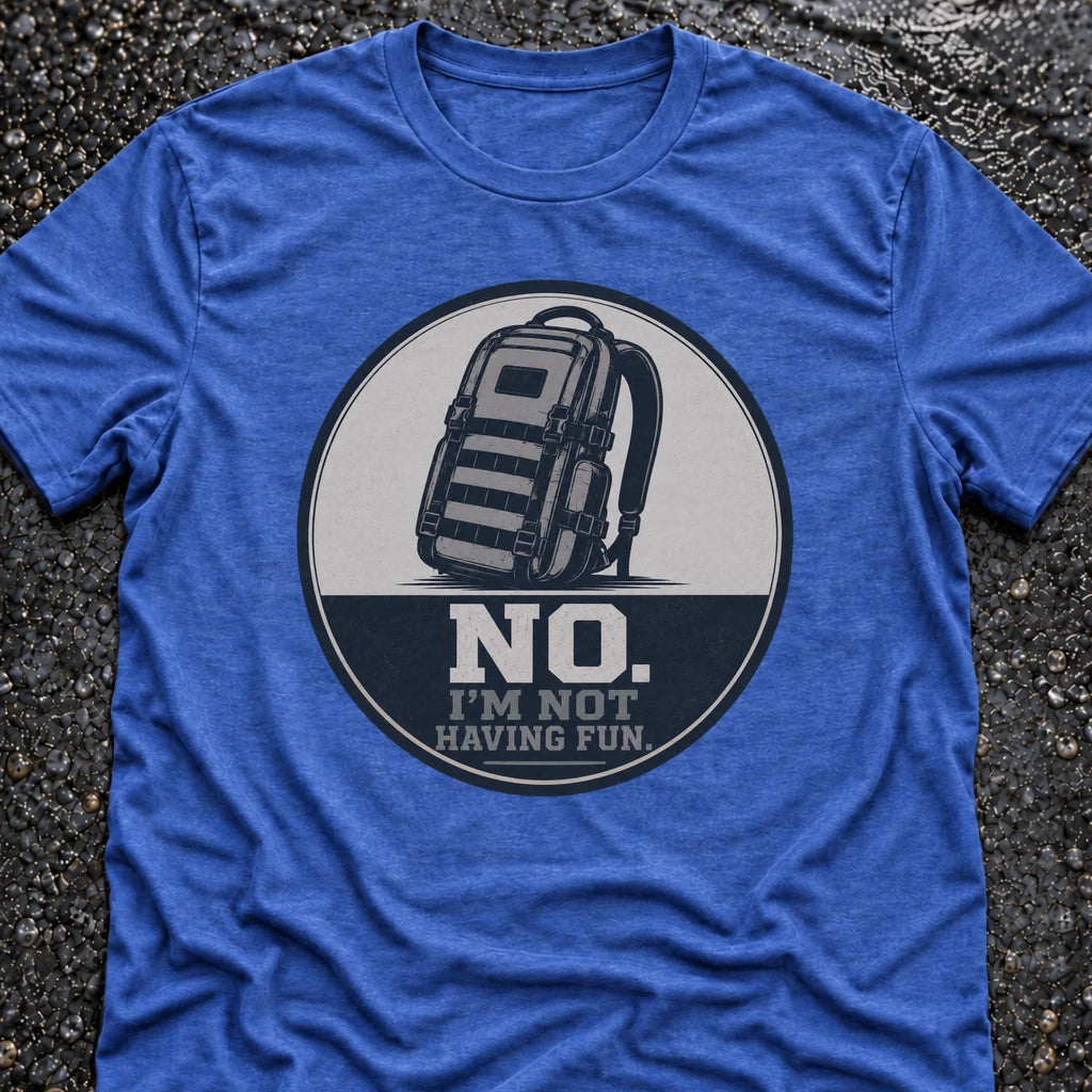 Freedom Ops NO T-shirt in vintage royal