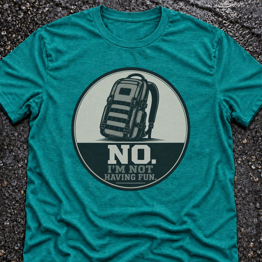 Freedom Ops NO T-shirt in vintage turquoise