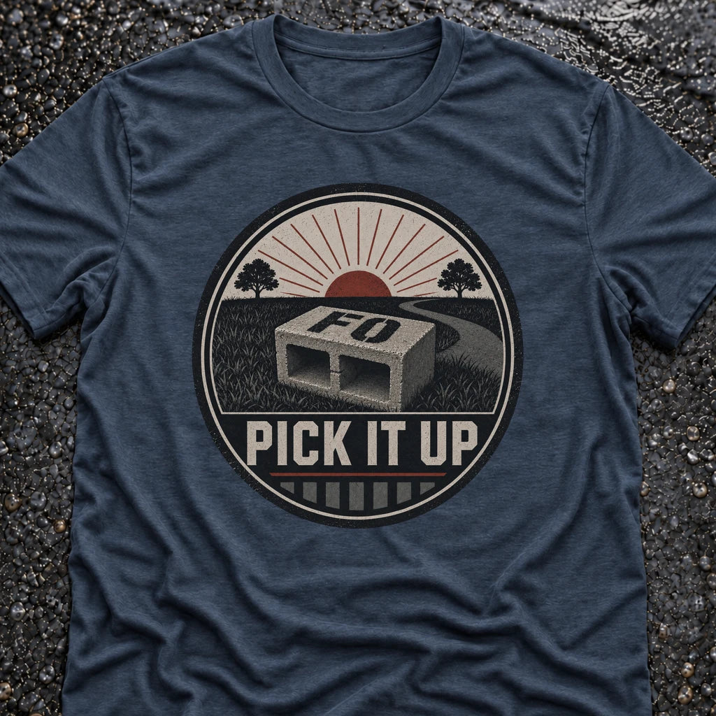 Freedom Ops Pick It Up Rucking T-shirt in vintage indigo