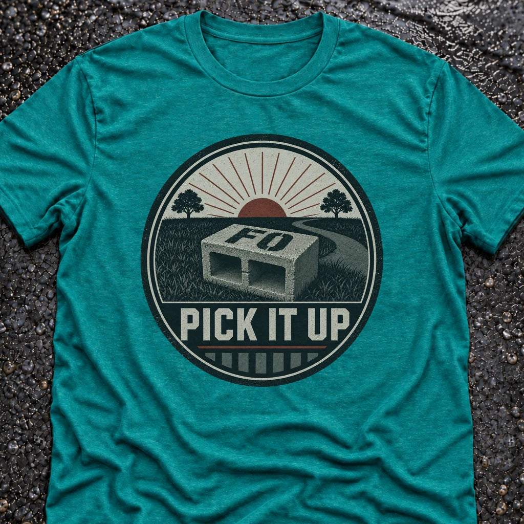 Freedom Ops Pick It Up Rucking T-shirt in vintage turquoise