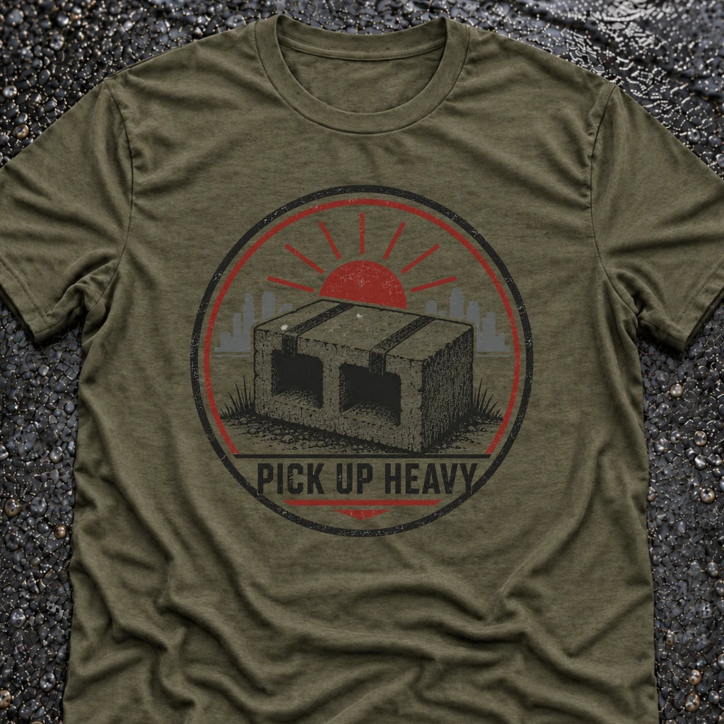 Freedom Ops PICK UP HEAVY T-shirt in military green