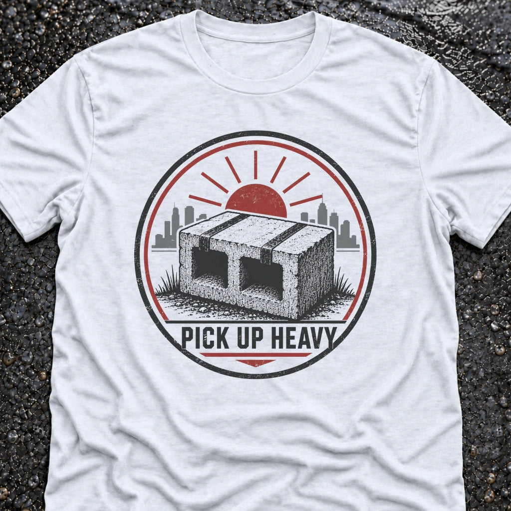 Freedom Ops PICK UP HEAVY T-shirt in white