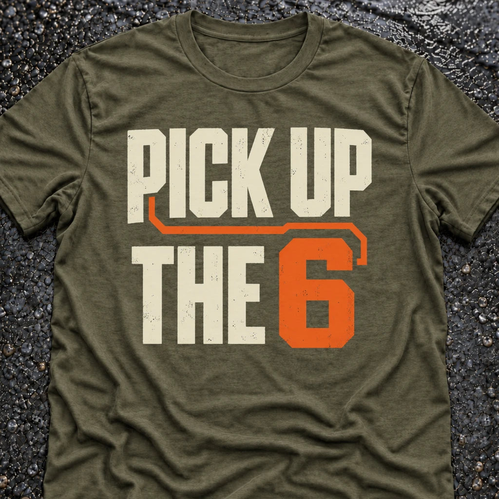 Freedom Ops Pick Up The 6 T-shirt in military green
