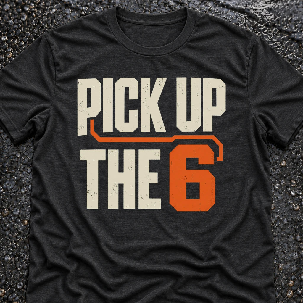 Freedom Ops Pick Up The 6 T-shirt in vintage black