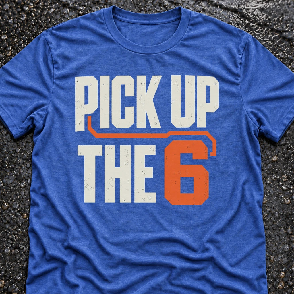 Freedom Ops Pick Up The 6 T-shirt in vintage royal