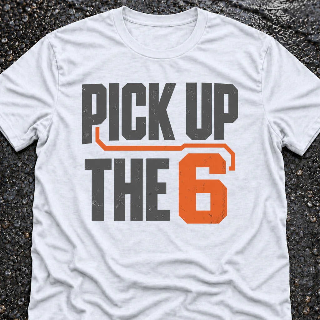Freedom Ops Pick Up The 6 T-shirt in white