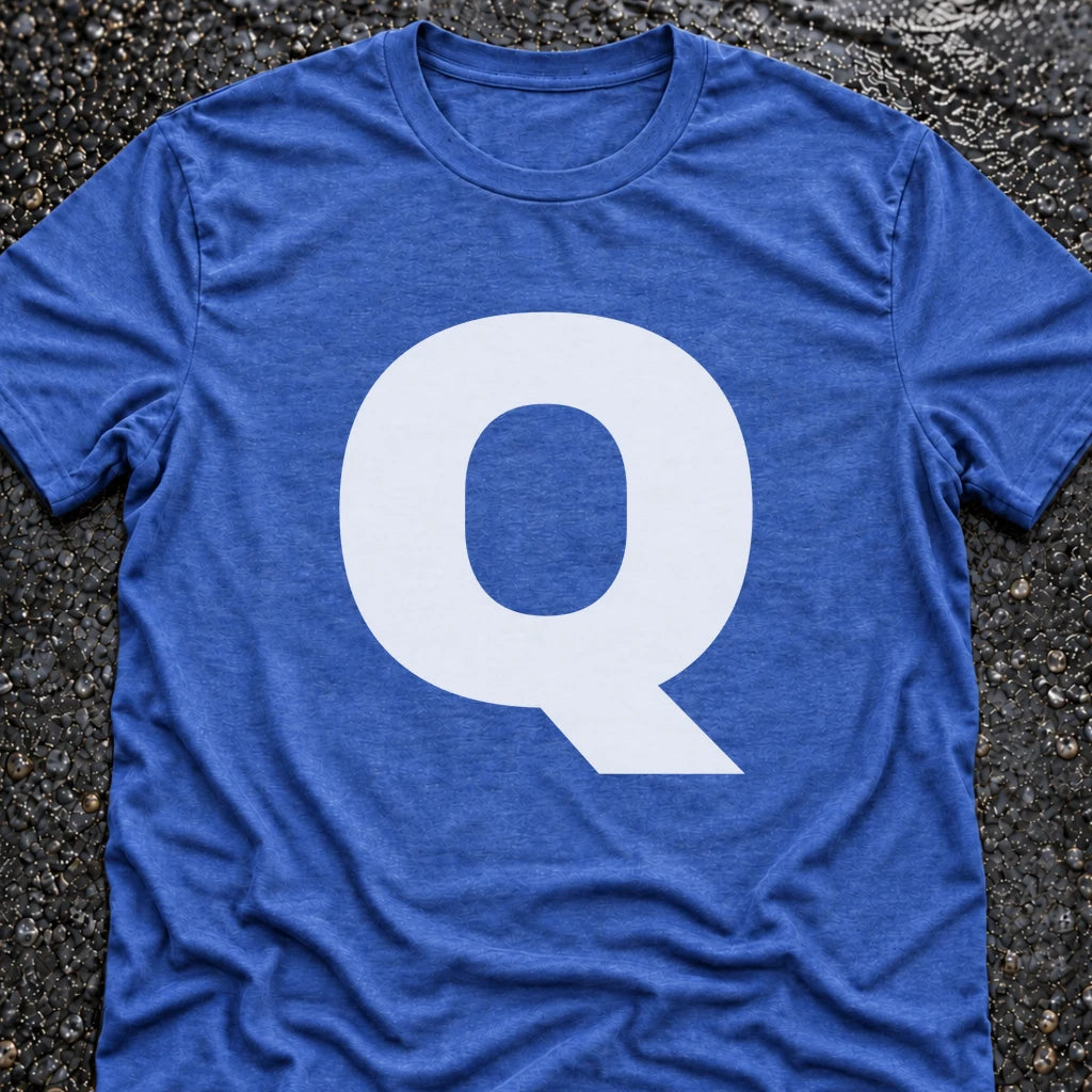 Freedom Ops Q Leadership T-shirt in vintage royal