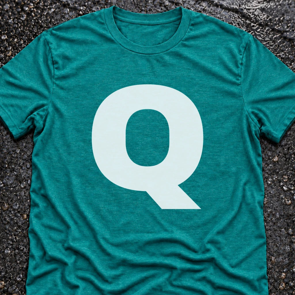 Freedom Ops Q Leadership T-shirt in vintage turquoise