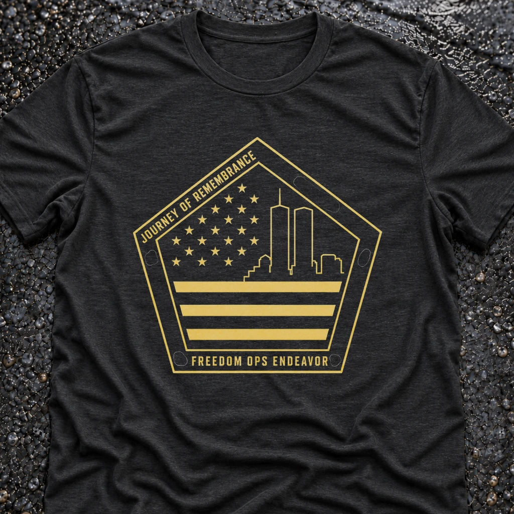 Freedom Ops REMEMBER 9/11 T-shirt in vintage black