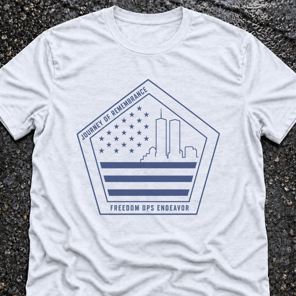 Freedom Ops REMEMBER 9/11 T-shirt in white