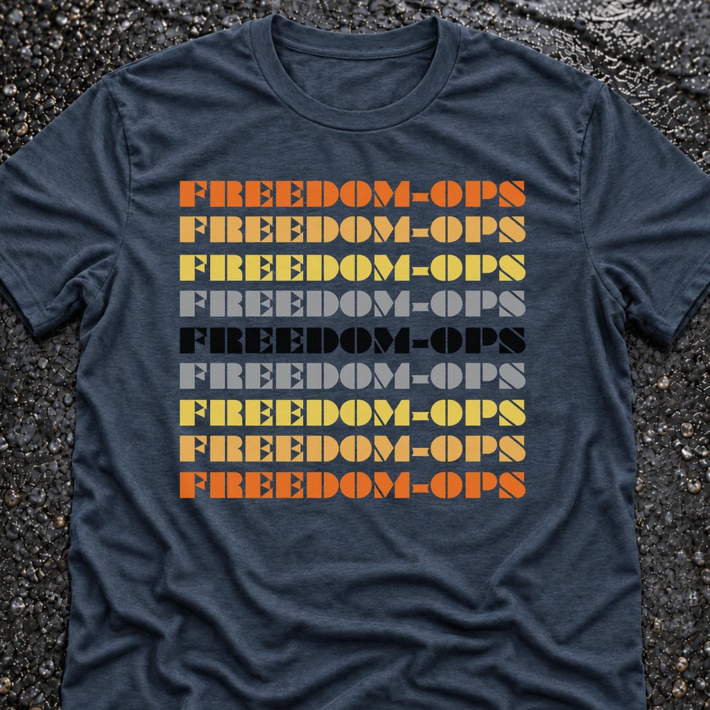 Freedom Ops RETRO T-shirt in indigo