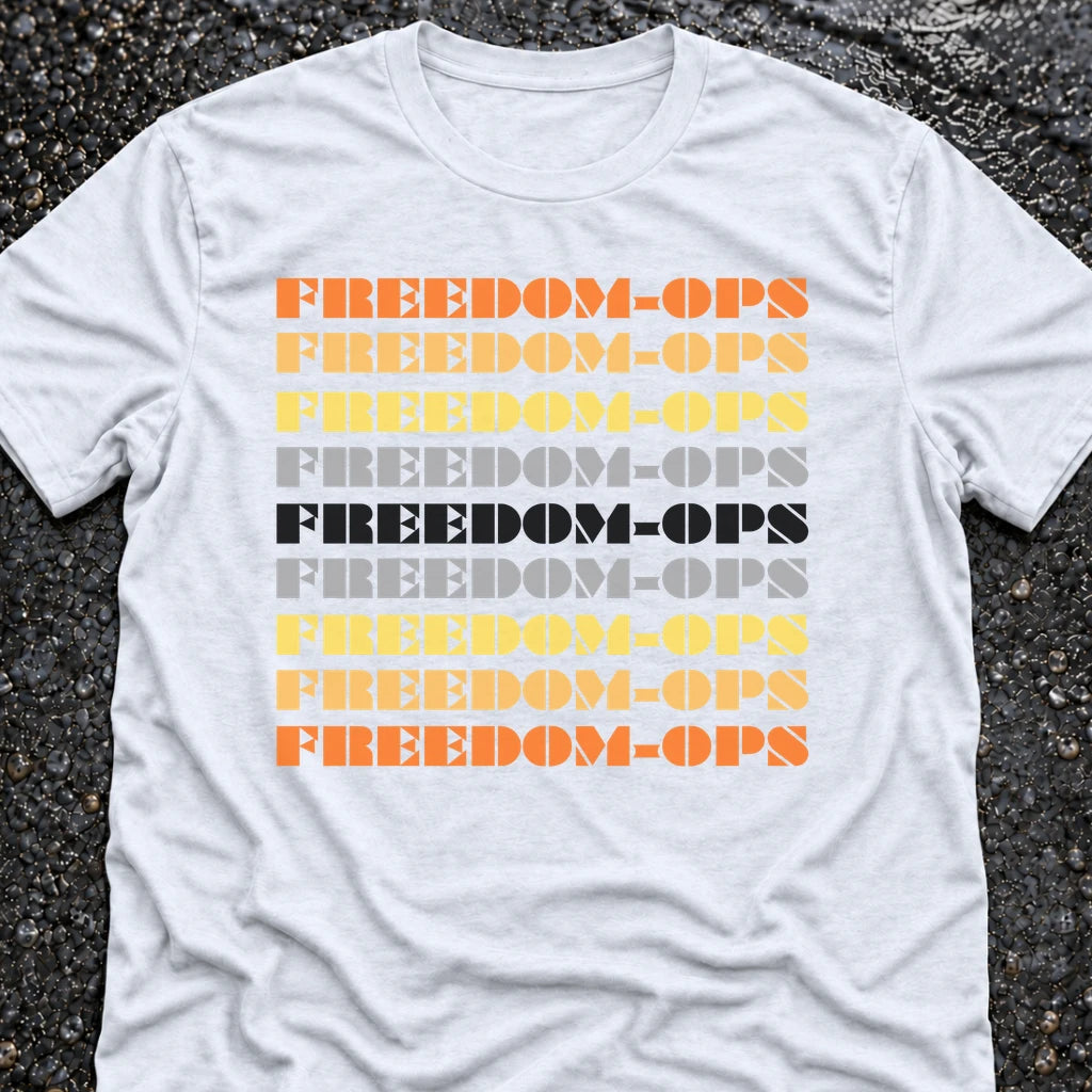 Freedom Ops RETRO T-shirt in white
