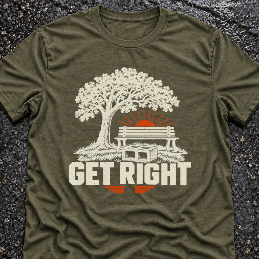 Tri-Blend Military Green
