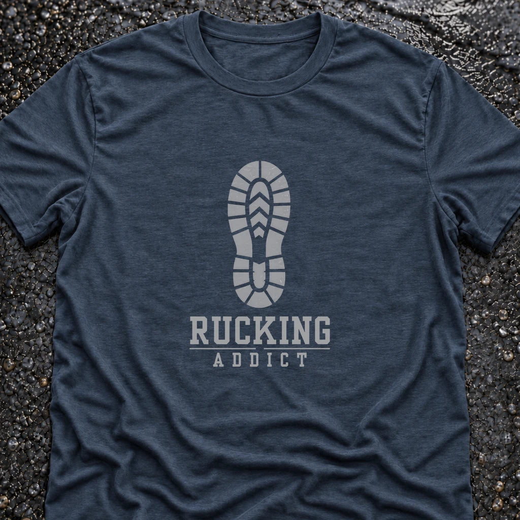 Freedom Ops RUCK ADDICT BOOT T-shirt in vintage indigo