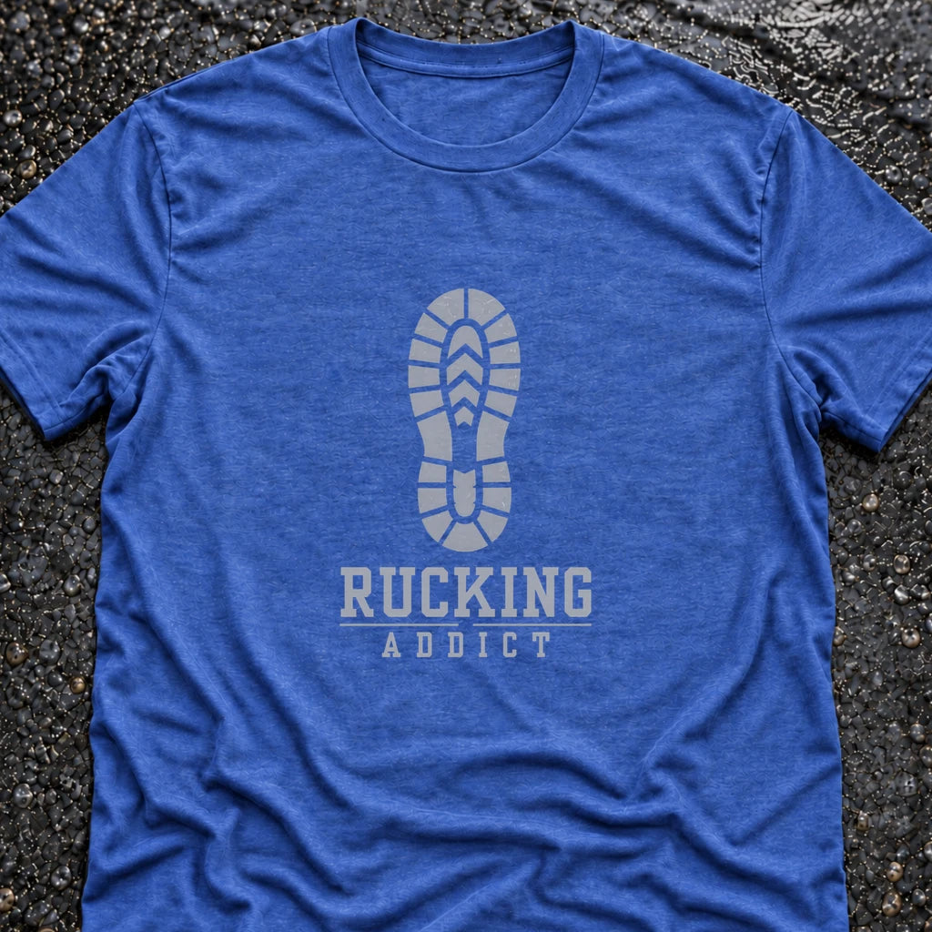 Freedom Ops RUCK ADDICT BOOT T-shirt in vintage royal