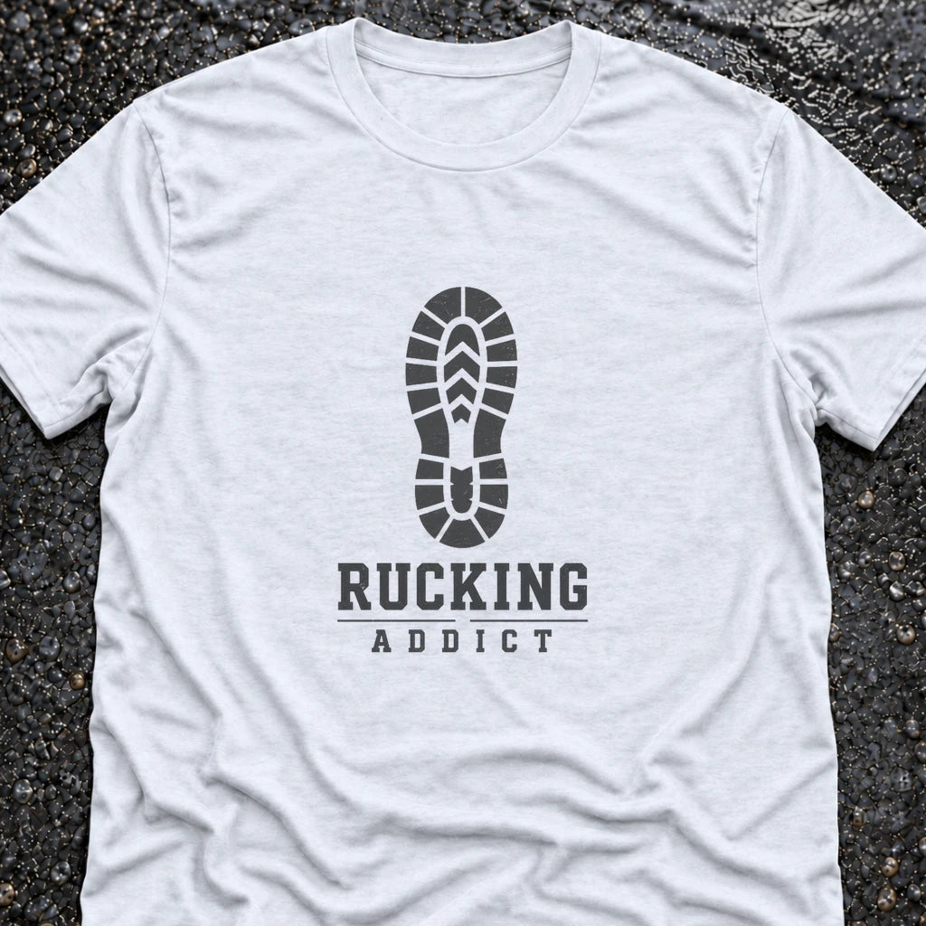 Freedom Ops RUCK ADDICT BOOT T-shirt in white