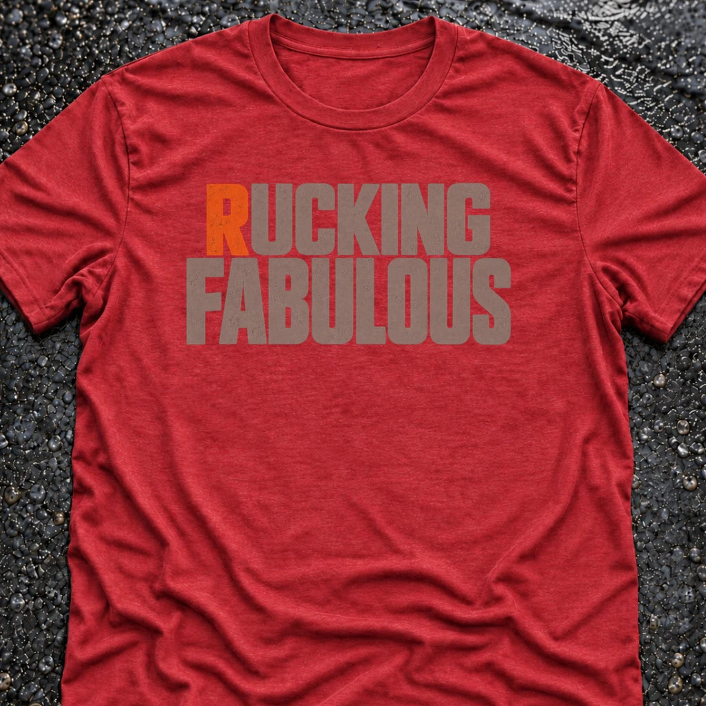Freedom Ops RUCKING FABULOUS T-shirt in vintage red
