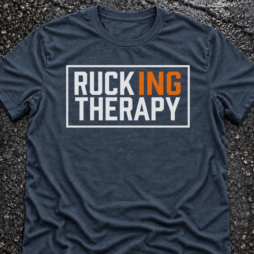 Freedom Ops RUCKING THERAPY T-shirt in indigo