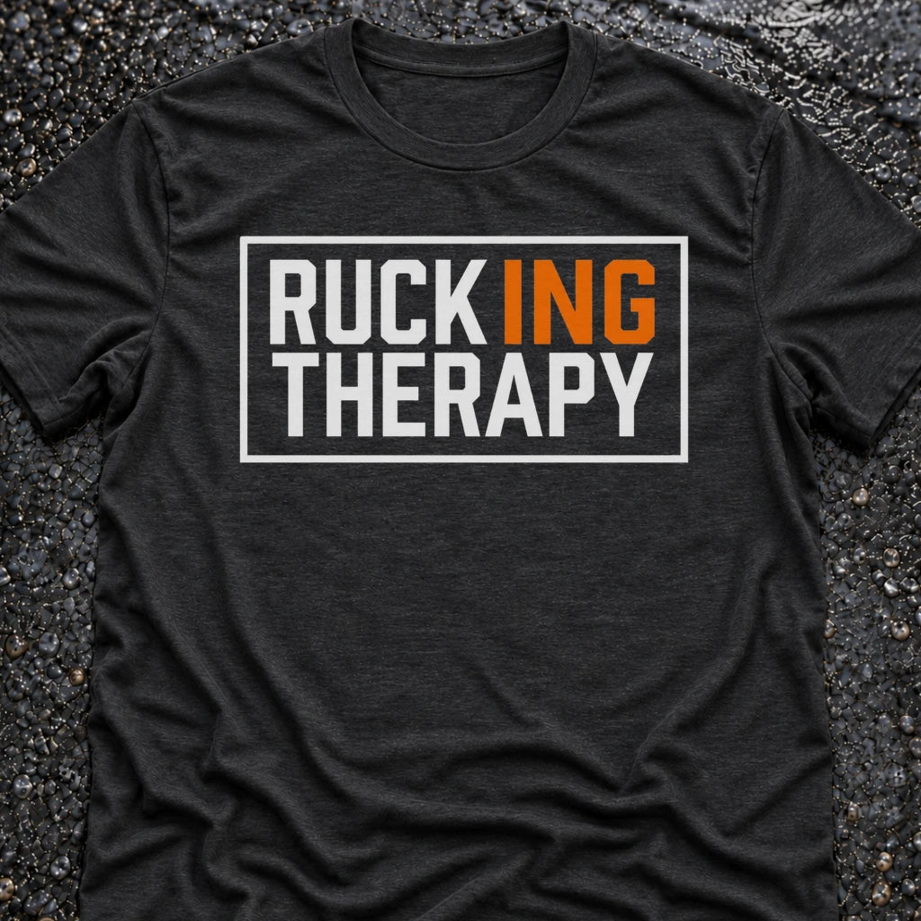 Freedom Ops RUCKING THERAPY T-shirt in vintage black