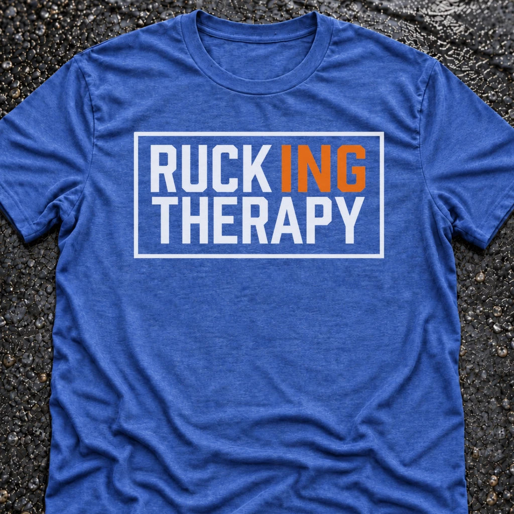 Freedom Ops RUCKING THERAPY T-shirt in vintage royal