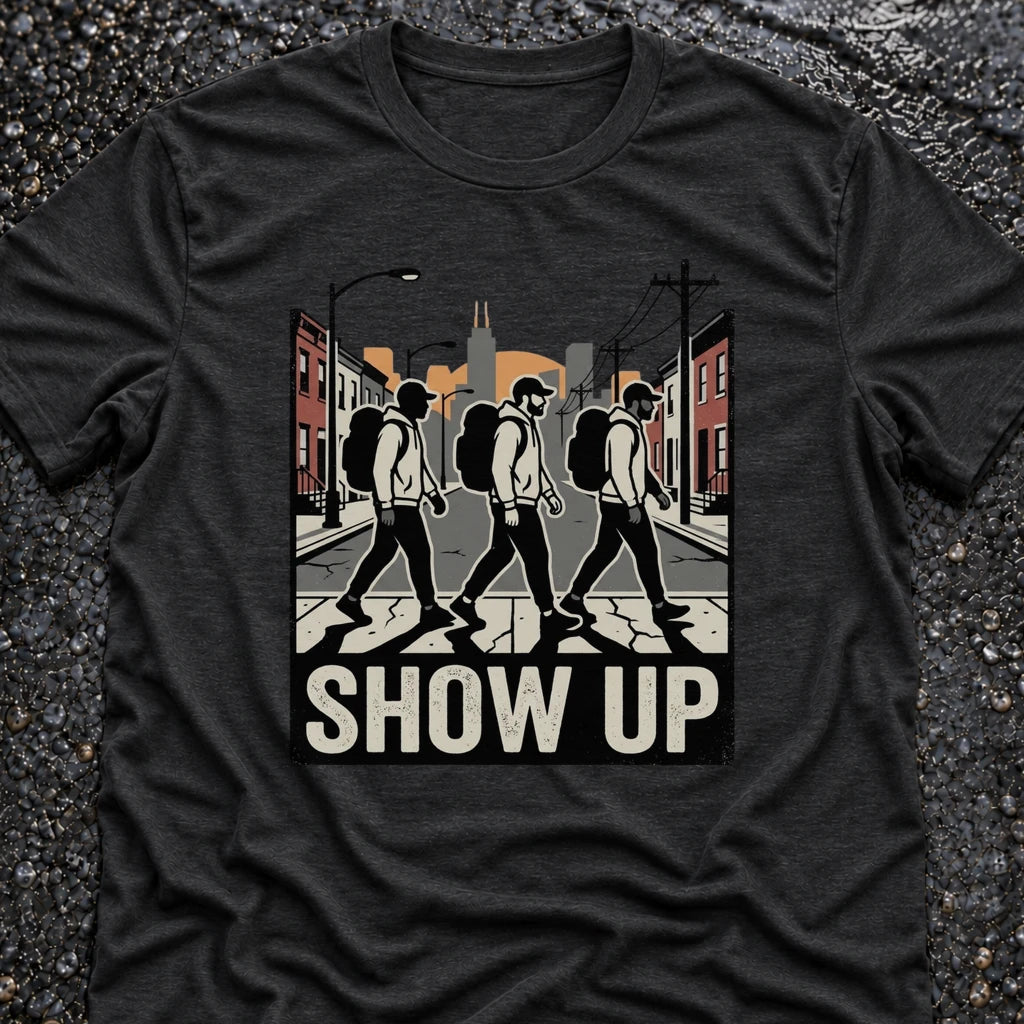 Freedom Ops SHOW UP TOGETHER T-shirt in vintage black