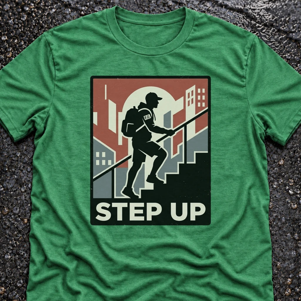 Freedom Ops STEP UP T-shirt in envy green